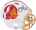 Mike Alstott Signed Tampa Bay Buccaneers White Throwback Riddell Full Size Speed Replica Helmet - ALSREP308 - Mike Alstott Signed Tampa Bay Buccaneers White Throwback Riddell Full Size Speed Replica Helmet product image