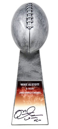 Mike Alstott Signed Football World Champion 15 Inch Replica Silver Trophy - ALSTRO300 - Mike Alstott Signed Football World Champion 15 Inch Replica Silver Trophy product image