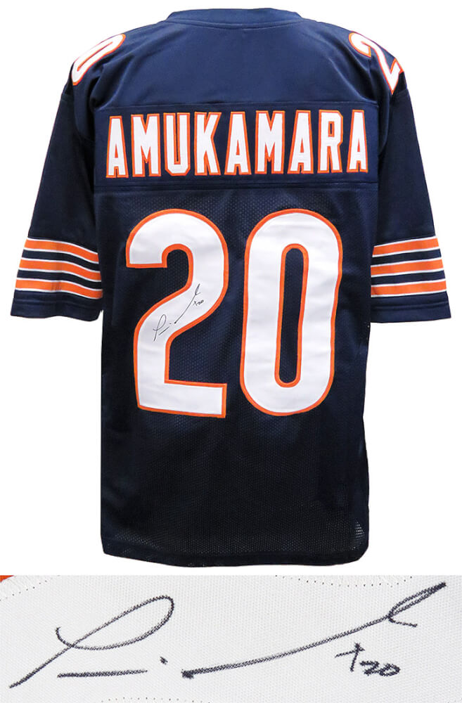 Prince Amukamara Signed Navy Custom Football Jersey - AMUJRY300 - Prince Amukamara Signed Navy Custom Football Jersey product image