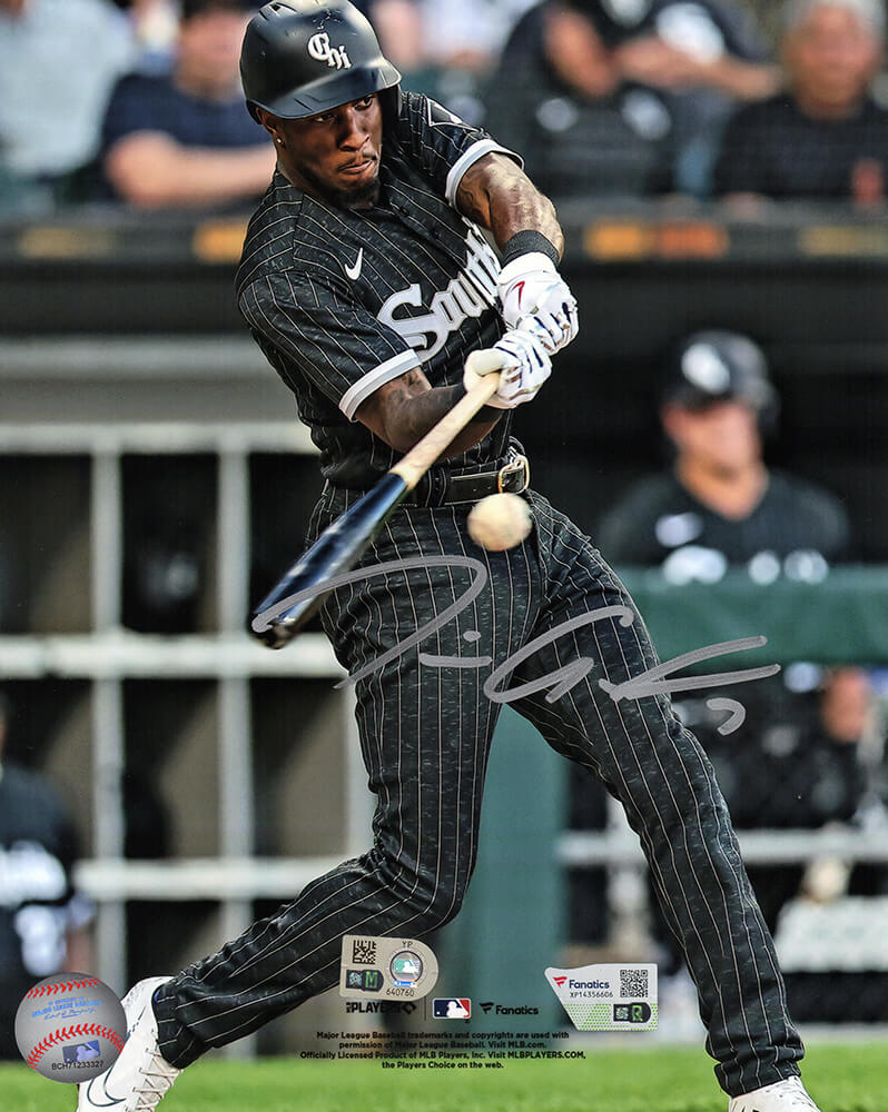 Tim Anderson Signed Chicago White Sox Swinging Action Black Jersey 8x10 Photo - (Fanatics) - AND08P112 - Tim Anderson Signed Chicago White Sox Swinging Action Black Jersey 8x10 Photo - (Fanatics) product image