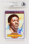 Ottis Anderson Signed Cardinals 1980 Topps Rookie Football Trading Card #170 - (Beckett Encapsulated) - ANDCAR300 - Ottis Anderson Signed Cardinals 1980 Topps Rookie Football Trading Card #170 - (Beckett Encapsulated) product image