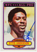 Ottis Anderson Signed Cardinals 1980 Topps Rookie Football Card #170 - ANDCAR301 - Ottis Anderson Signed Cardinals 1980 Topps Rookie Football Card #170 product image