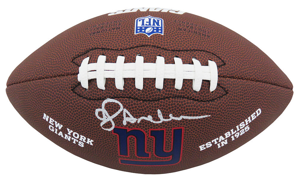 Ottis Anderson Signed Wilson New York Giants Brown Logo Football - ANDFTB301 - Ottis Anderson Signed Wilson New York Giants Brown Logo Football product image