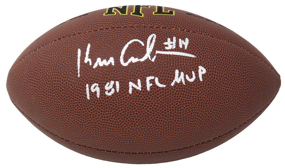 Ken Anderson Signed Wilson Super Grip Full Size NFL Football w/1981 NFL MVP - ANDFTB311 - Ken Anderson Signed Wilson Super Grip Full Size NFL Football w/1981 NFL MVP product image