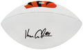 Ken Anderson Signed Wilson Cincinnati Bengals Logo White Panel Full Size Football - ANDFTB315 - Ken Anderson Signed Wilson Cincinnati Bengals Logo White Panel Full Size Football product image