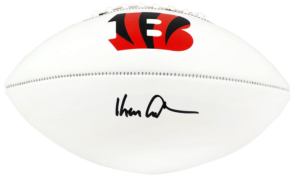 Ken Anderson Signed Cincinnati Bengals Franklin White Logo Football - ANDFTB317 - Ken Anderson Signed Cincinnati Bengals Franklin White Logo Football product image