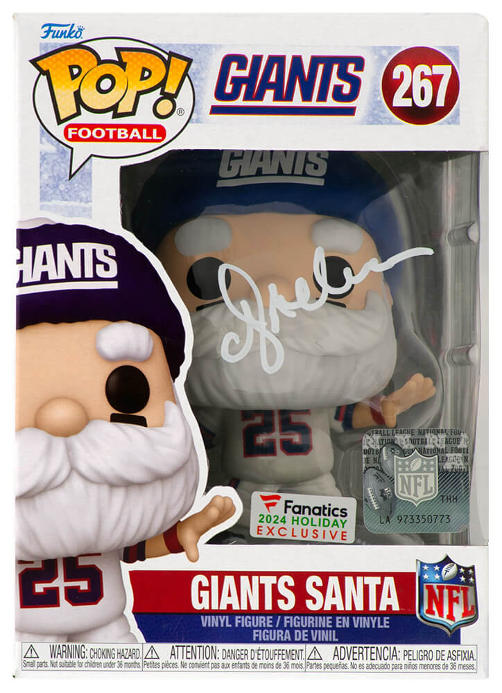 Ottis Anderson Signed New York Giants 'SANTA' Funko Pop Doll #267 - ANDFUN300 - Ottis Anderson Signed New York Giants 'SANTA' Funko Pop Doll #267 product image