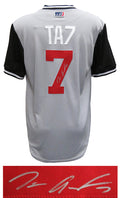 Tim Anderson Signed Chicago White Sox Nickname 'TA7' Grey Majestic Baseball Jersey - ANDJRY100 - Tim Anderson Signed Chicago White Sox Nickname 'TA7' Grey Majestic Baseball Jersey product image