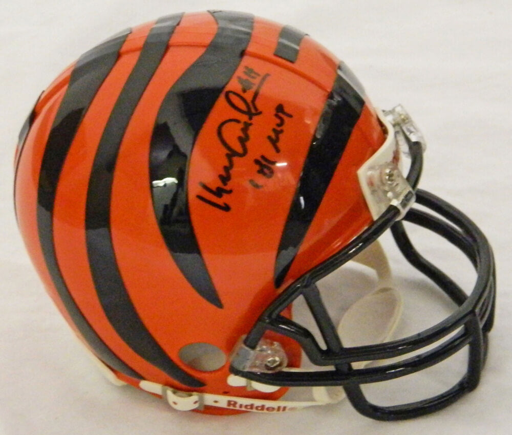 Ken Anderson Signed Cincinnati Bengals Riddell Mini Helmet w/81 MVP - ANDMIN300 - Ken Anderson Signed Cincinnati Bengals Riddell Mini Helmet w/81 MVP product image