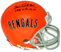 Ken Anderson Signed Cincinnati Bengals Throwback Riddell Mini Helmet w/1981 NFL MVP - ANDMIN301 - Ken Anderson Signed Cincinnati Bengals Throwback Riddell Mini Helmet w/1981 NFL MVP product image