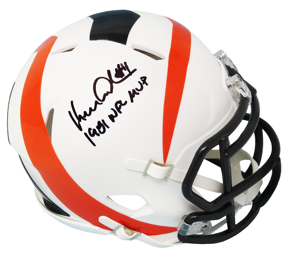Ken Anderson Signed Cincinnati Bengals AMP Riddell Speed Mini Helmet w/1981 NFL MVP - ANDMIN302 - Ken Anderson Signed Cincinnati Bengals AMP Riddell Speed Mini Helmet w/1981 NFL MVP product image