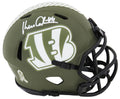 Ken Anderson Signed Cincinnati Bengals Salute To Service Riddell Speed Mini Helmet - ANDMIN309 - Ken Anderson Signed Cincinnati Bengals Salute To Service Riddell Speed Mini Helmet product image