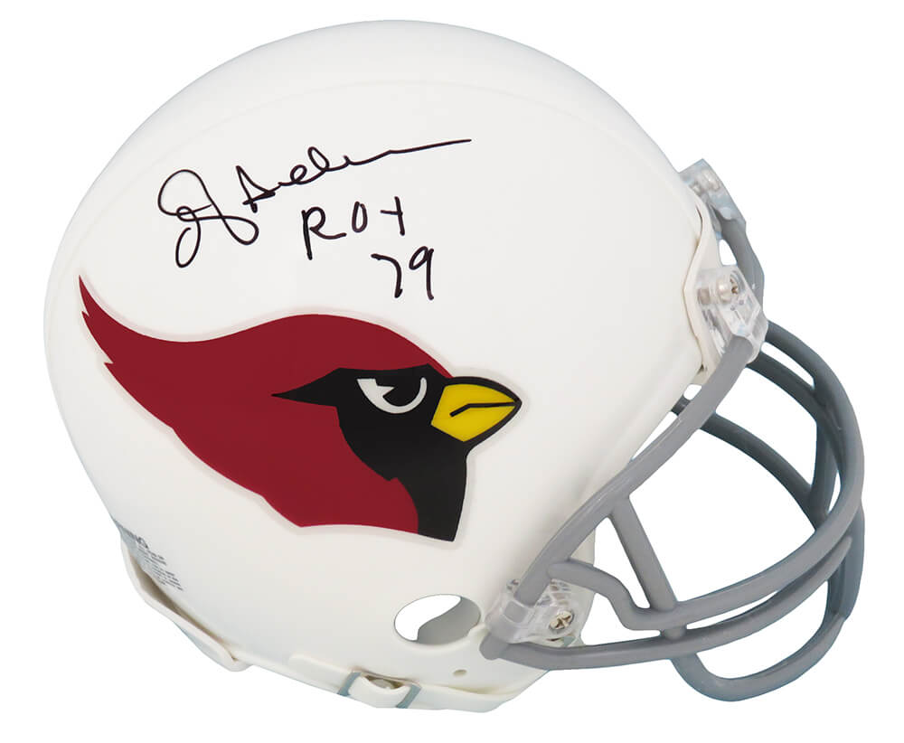 Ottis Anderson Signed Arizona Cardinals Throwback Riddell Mini Helmet w/ROY'79 - ANDMIN317 - Ottis Anderson Signed Arizona Cardinals Throwback Riddell Mini Helmet w/ROY'79 product image
