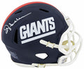 Ottis Anderson Signed New York Giants Throwback Riddell Speed Mini Helmet - ANDMIN321 - Ottis Anderson Signed New York Giants Throwback Riddell Speed Mini Helmet product image