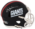 Ottis Anderson Signed New York Giants Throwback Riddell Speed Mini Helmet - (Beckett) - ANDMIN322 - Ottis Anderson Signed New York Giants Throwback Riddell Speed Mini Helmet - (Beckett) product image