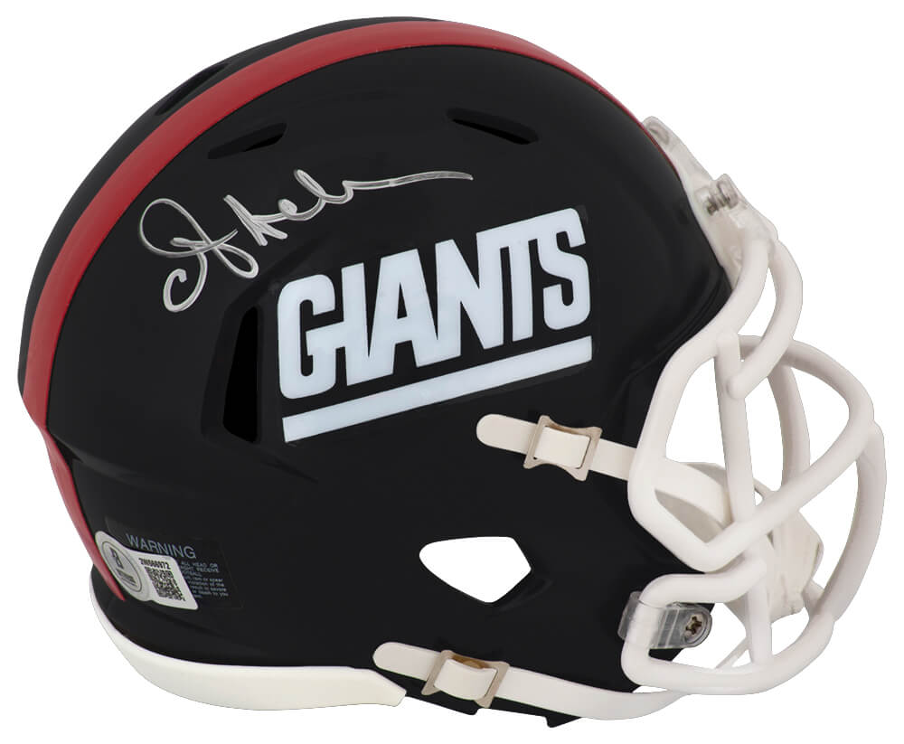 Ottis Anderson Signed New York Giants Throwback Riddell Speed Mini Helmet - (Beckett) - ANDMIN322 - Ottis Anderson Signed New York Giants Throwback Riddell Speed Mini Helmet - (Beckett) product image