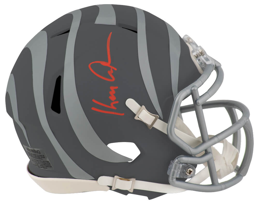 Ken Anderson Signed Cincinnati Bengals SLATE Riddell Speed Mini Helmet - ANDMIN331 - Ken Anderson Signed Cincinnati Bengals SLATE Riddell Speed Mini Helmet product image