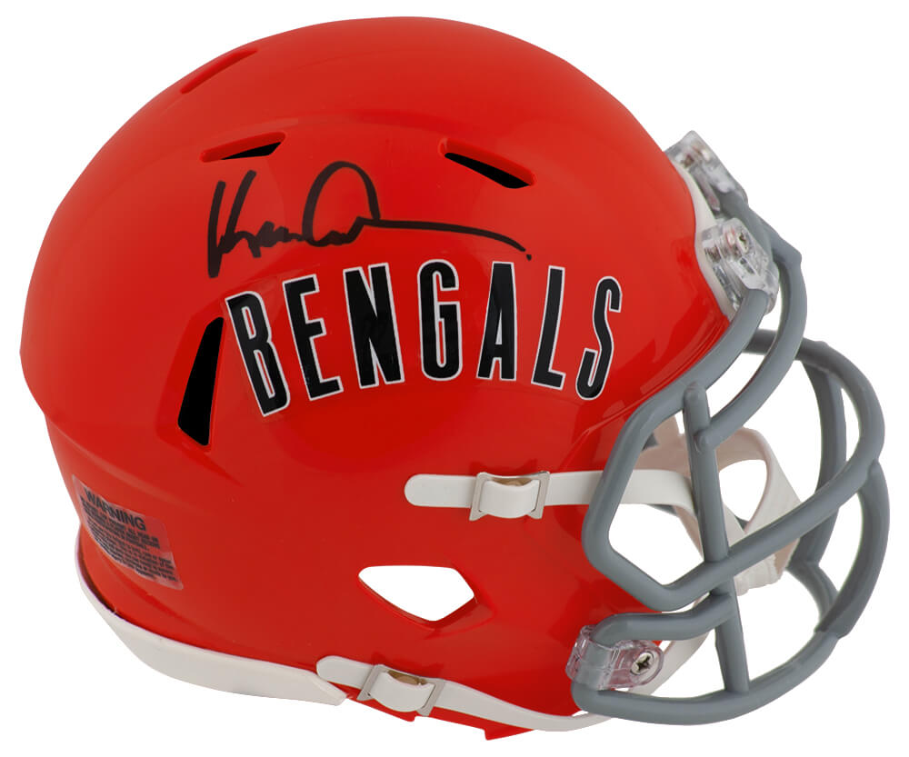 Ken Anderson Signed Cincinnati Bengals Throwback Riddell Speed Mini Helmet - ANDMIN332 - Ken Anderson Signed Cincinnati Bengals Throwback Riddell Speed Mini Helmet product image