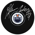 Glenn Anderson Signed Edmonton Oilers Logo Hockey Puck - ANDPUC402 - Glenn Anderson Signed Edmonton Oilers Logo Hockey Puck product image