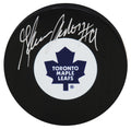 Glenn Anderson Signed Maple Leafs Medium Logo Hockey Puck - ANDPUC403 - Glenn Anderson Signed Maple Leafs Medium Logo Hockey Puck product image