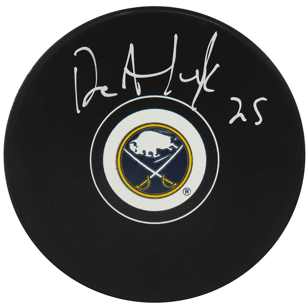 Dave Andreychuk Signed Buffalo Sabres Logo Hockey Puck - ANDPUC420 - Dave Andreychuk Signed Buffalo Sabres Logo Hockey Puck product image