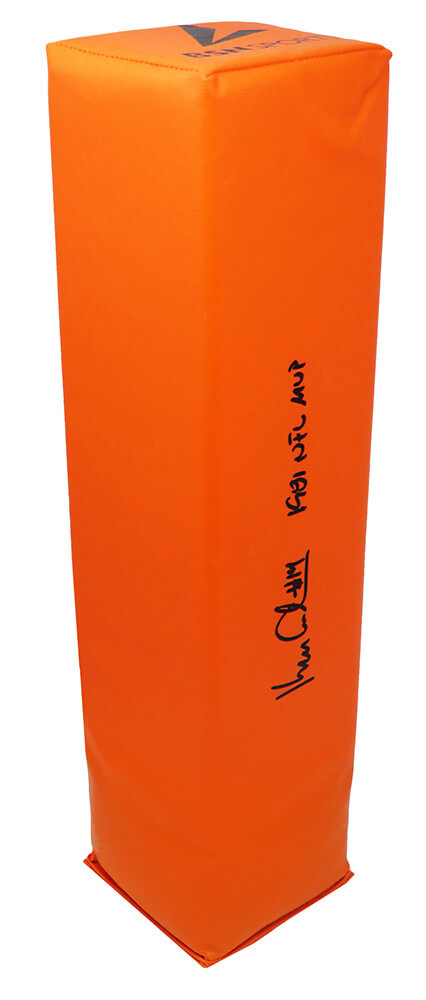 Ken Anderson Signed Orange Endzone Football Pylon w/1981 NFL MVP - ANDPYL300 - Ken Anderson Signed Orange Endzone Football Pylon w/1981 NFL MVP product image