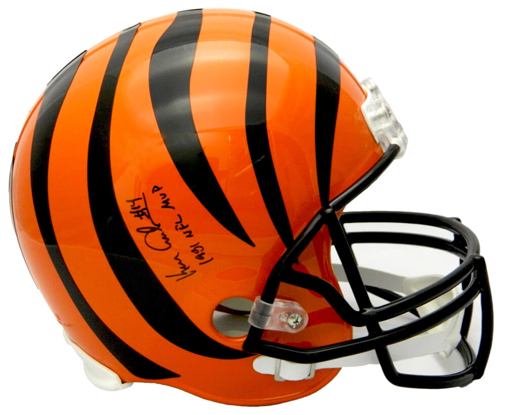 Ken Anderson Signed Cincinnati Bengals Riddell Full Size Replica Helmet w/1981 NFL MVP - ANDREP300 - Ken Anderson Signed Cincinnati Bengals Riddell Full Size Replica Helmet w/1981 NFL MVP product image