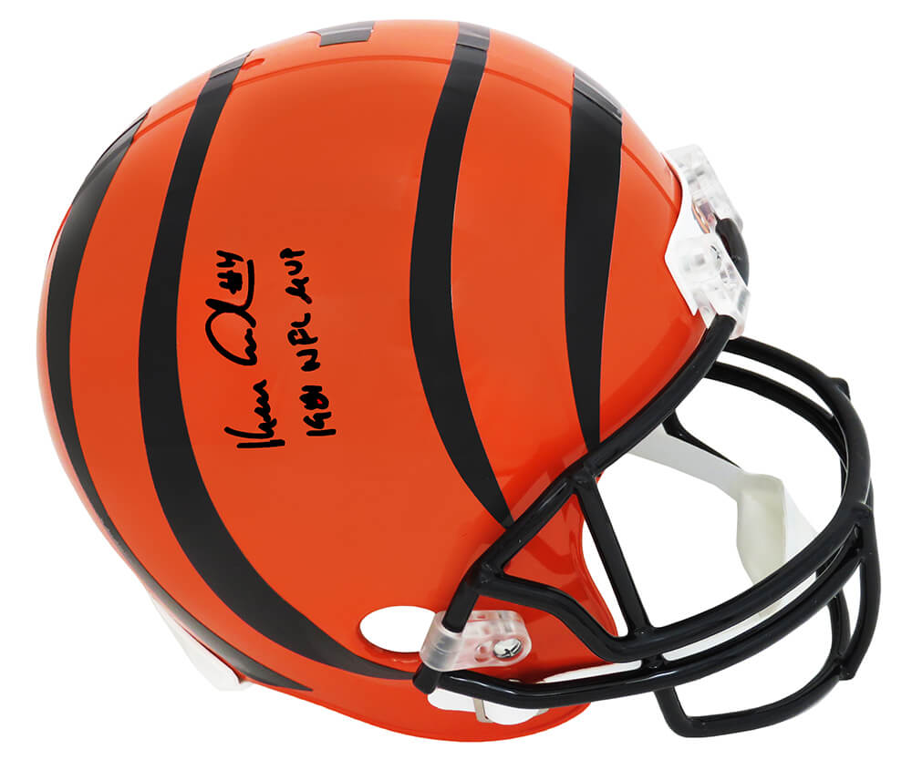 Ken Anderson Signed Cincinnati Bengals Riddell Full Size Replica Helmet w/81 NFL MVP - ANDREP301 - Ken Anderson Signed Cincinnati Bengals Riddell Full Size Replica Helmet w/81 NFL MVP product image