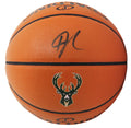 Giannis Antetokounmpo Signed Spalding Milwaukee Bucks Logo Game Series Replica NBA Basketball - ANTBSK202 - Giannis Antetokounmpo Signed Spalding Milwaukee Bucks Logo Game Series Replica NBA Basketball product image