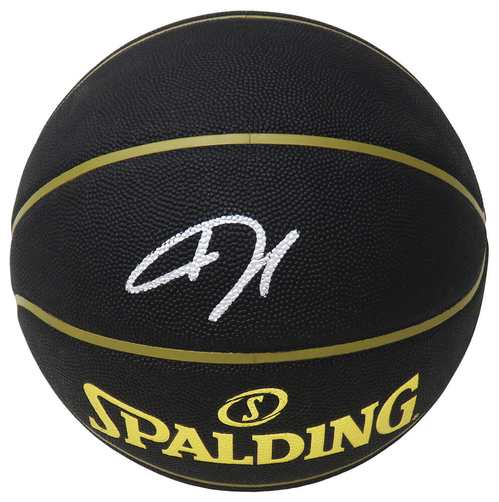 Giannis Antetokounmpo Signed Spalding Elevation Black NBA Basketball - ANTBSK203 - Giannis Antetokounmpo Signed Spalding Elevation Black NBA Basketball product image