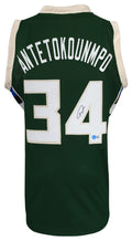 Giannis Antetokounmpo Signed Green Custom Basketball Jersey (Beckett) - ANTJRY202 - Giannis Antetokounmpo Signed Green Custom Basketball Jersey (Beckett) product image