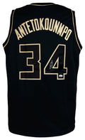 Giannis Antetokounmpo Signed Black Custom Basketball Jersey - (JSA) - ANTJRY203 - Giannis Antetokounmpo Signed Black Custom Basketball Jersey - (JSA) product image