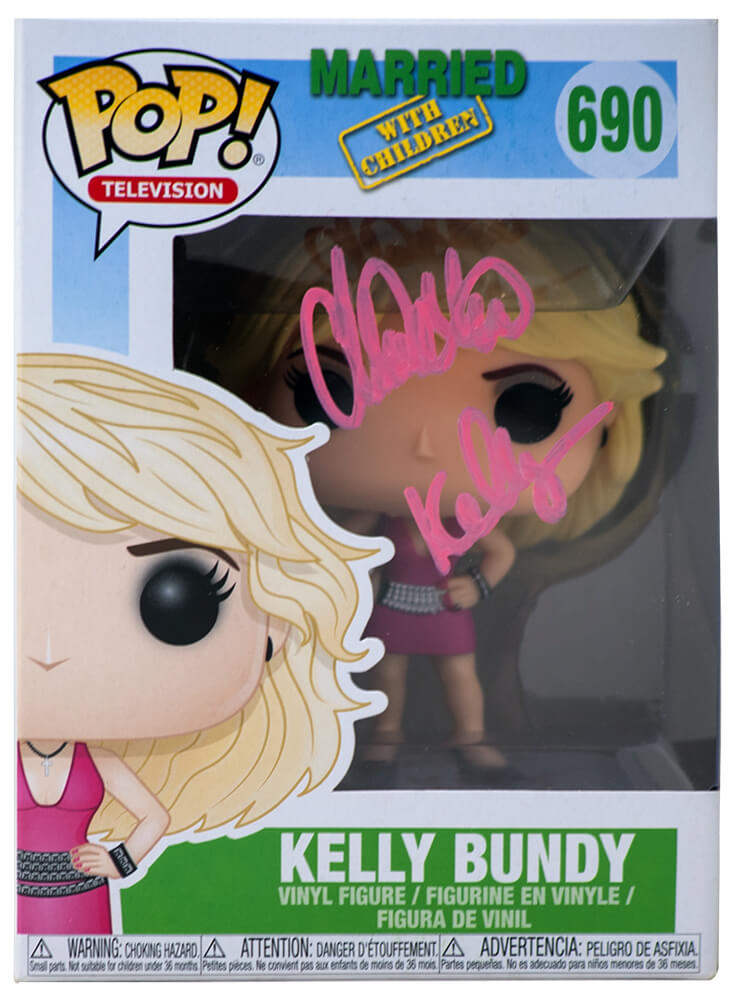 Christina Applegate Signed Married with Children Kelly Bundy Funko Pop Doll #690 w/Kelly - APPFUN500 - Christina Applegate Signed Married with Children Kelly Bundy Funko Pop Doll #690 w/Kelly product image
