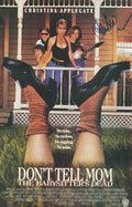 Christina Applegate Signed Don't Tell Mom The Babysitter's Dead 11x17 Movie Poster (In Blue) - APPPST502 - Christina Applegate Signed Don't Tell Mom The Babysitter's Dead 11x17 Movie Poster (In Blue) product image
