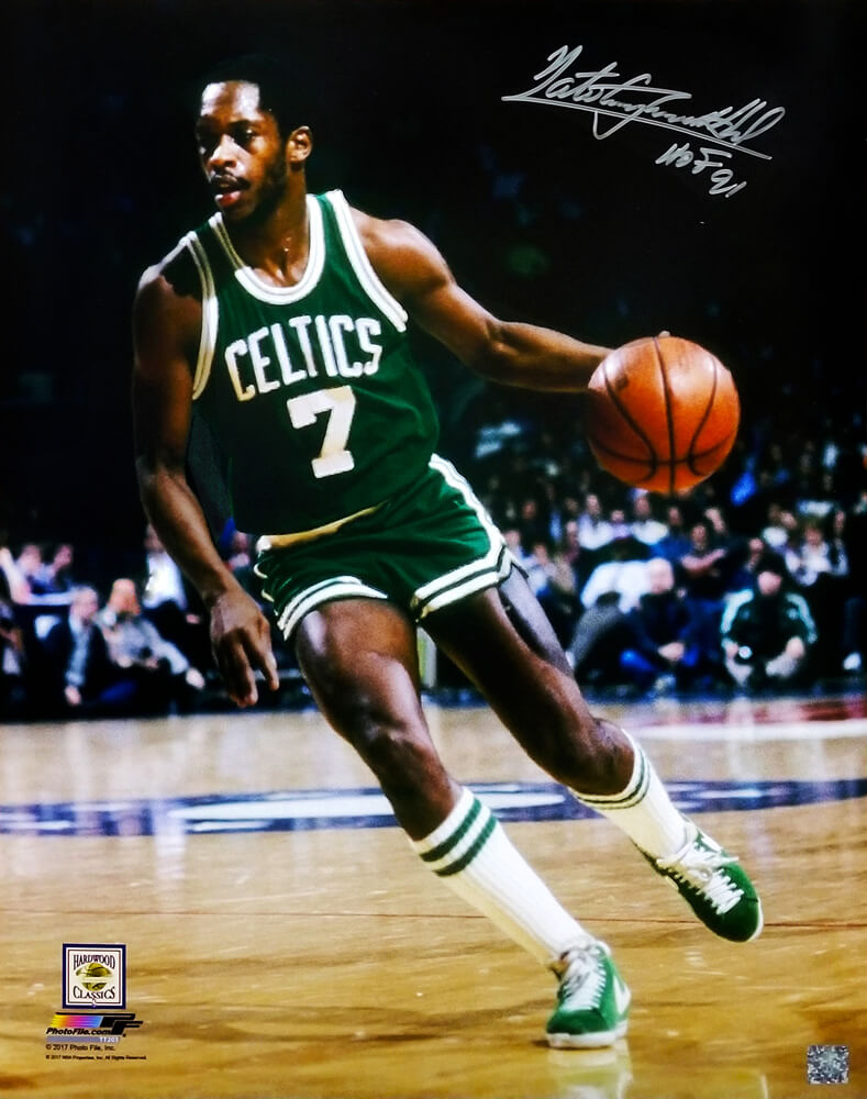 Nate 'Tiny' Archibald Signed Boston Celtics Action 16x20 Photo w/HOF'91 - ARC16P200 - Nate 'Tiny' Archibald Signed Boston Celtics Action 16x20 Photo w/HOF'91 product image