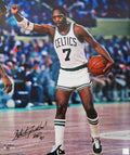 Nate 'Tiny' Archibald Signed Boston Celtics White Jersey Action 16x20 Photo w/HOF'91 - ARC16P201 - Nate 'Tiny' Archibald Signed Boston Celtics White Jersey Action 16x20 Photo w/HOF'91 product image