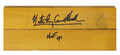 Nate 'Tiny' Archibald Signed  8x3 Basketball Court Floor Piece w/HOF'91 - ARCFLO200 - Nate 'Tiny' Archibald Signed 8x3 Basketball Court Floor Piece w/HOF'91 product image