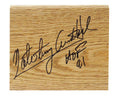 Nate 'Tiny' Archibald Signed  5x6 Floor Piece w/HOF'91 - ARCFLO201 - Nate 'Tiny' Archibald Signed 5x6 Floor Piece w/HOF'91 product image