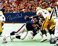 Billy Ard Signed New York Giants Blocking Action 8x10 Photo (In Silver) - ARD08P301 - Billy Ard Signed New York Giants Blocking Action 8x10 Photo (In Silver) product image