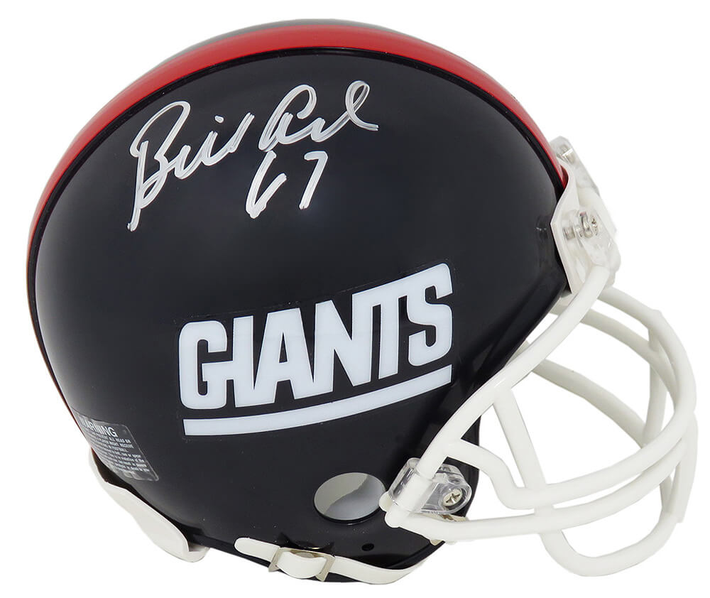 Billy Ard Signed New York Giants Throwback Riddell Mini Helmet - ARDMIN300 - Billy Ard Signed New York Giants Throwback Riddell Mini Helmet product image