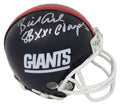 Billy Ard Signed New York Giants Throwback Riddell Mini Helmet w/SB XXI Champs - ARDMIN301 - Billy Ard Signed New York Giants Throwback Riddell Mini Helmet w/SB XXI Champs product image