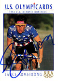 Lance Armstrong Signed 1992 Impel Marketing USA Olympic Trading Card #31 - ARMCAR500 - Lance Armstrong Signed 1992 Impel Marketing USA Olympic Trading Card #31 product image