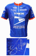 Lance Armstrong Signed Nike Blue USPS Logo Cycling Jersey - ARMJRY503 - Lance Armstrong Signed Nike Blue USPS Logo Cycling Jersey product image