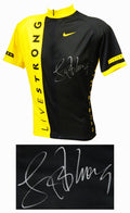 Lance Armstrong Signed Nike Black Livestrong Cycling Jersey - ARMJRY504 - Lance Armstrong Signed Nike Black Livestrong Cycling Jersey product image