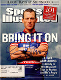 Lance Armstrong Signed June 28, 2004 'Bring It On' Original Sports Illustrated Magazine - ARMMAG505 - Lance Armstrong Signed June 28, 2004 'Bring It On' Original Sports Illustrated Magazine product image