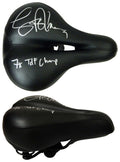 Lance Armstrong Signed Black Cycling Bike Seat w/7x TDF Champ - ARMOTH501 - Lance Armstrong Signed Black Cycling Bike Seat w/7x TDF Champ product image