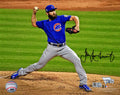 Jake Arrieta Signed Chicago Cubs Pitching 8x10 Photo - ARR08P100 - Jake Arrieta Signed Chicago Cubs Pitching 8x10 Photo product image