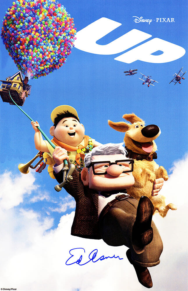Ed Asner Signed Up 11x17 Movie Poster - ASNPST500 - Ed Asner Signed Up 11x17 Movie Poster product image