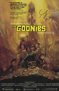 Sean Astin Signed Goonies 11x17 Movie Poster w/Mikey - ASTPST500 - Sean Astin Signed Goonies 11x17 Movie Poster w/Mikey product image