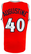 James Augustine Signed Orange Custom College Basketball Jersey w/2005 Final Four - AUGJRY200 - James Augustine Signed Orange Custom College Basketball Jersey w/2005 Final Four product image